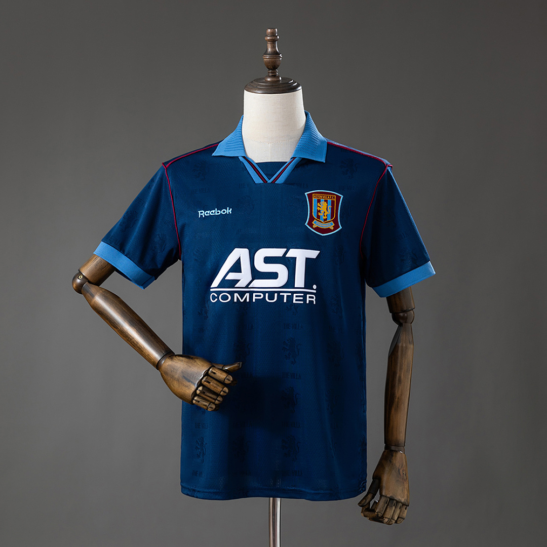 Aston Villa 95/97 Visitante Retrô Camisa S-XXL, foto 1