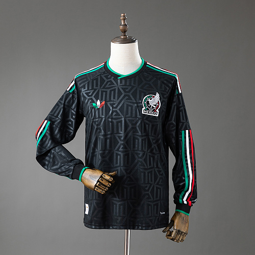 Mexico 2026 Terceira Manga longa Camisa S-4XL