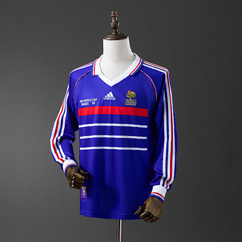 Retrô Manga longa France 1998 Titular S-XXL