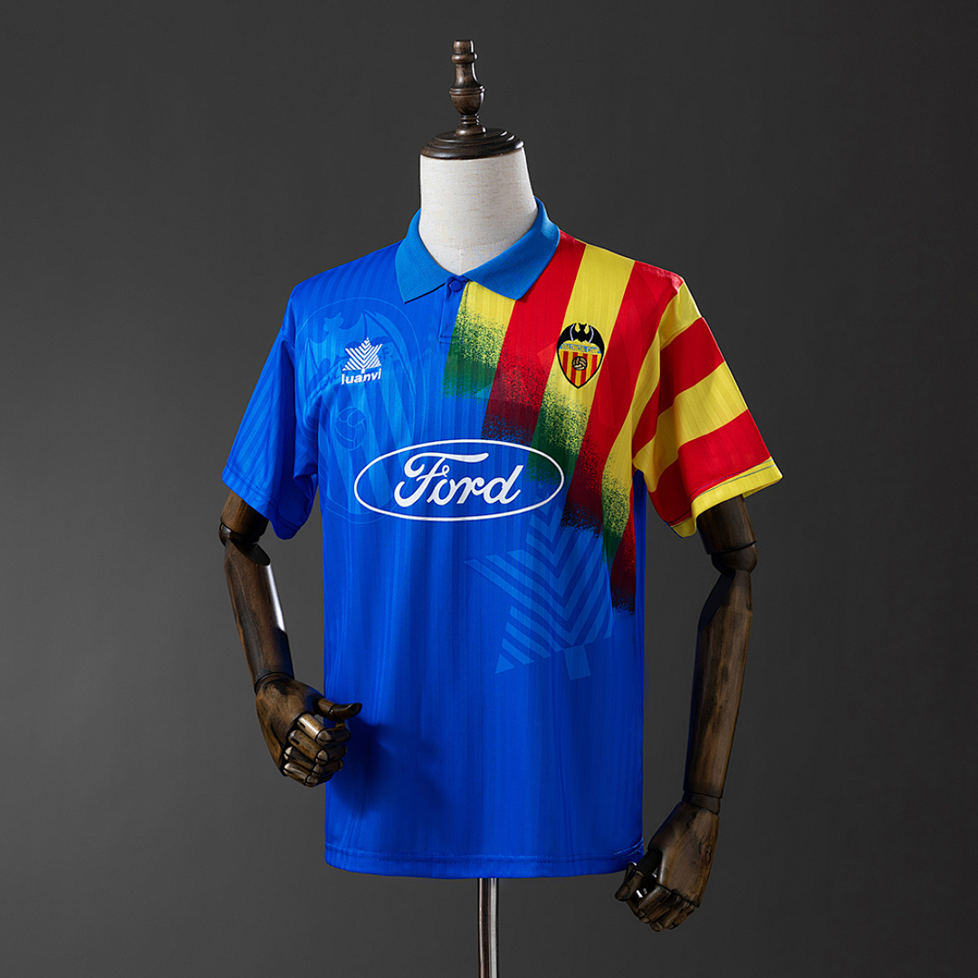 Retrô Valencia 95/96 Visitante S-XXL, foto 1
