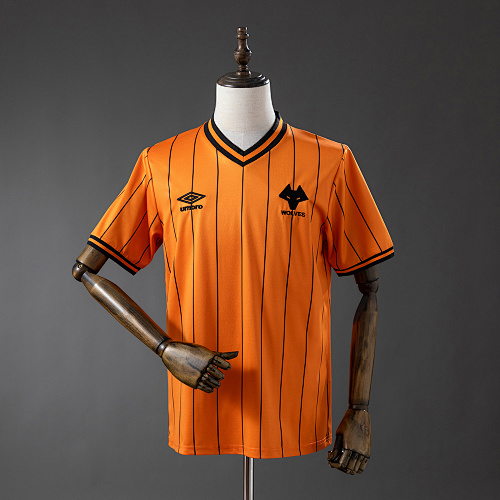 Wolves 85/86 Titular Retrô Camisa S-XXL