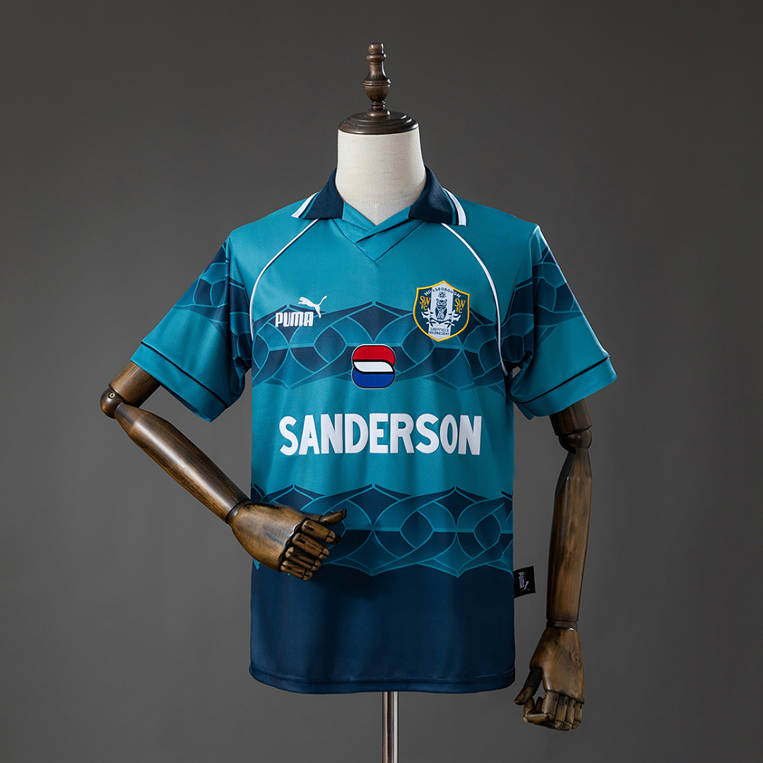 Sheffield Wednesday 1997 Visitante Retrô Camisa S-XXL, foto 1