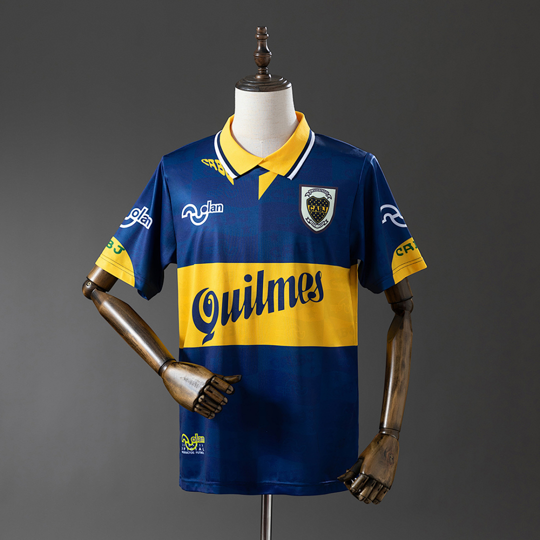 Boca Juniors 95/97 Titular Retrô Camisa S-XXL, foto 1