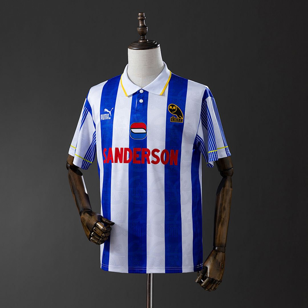 Sheffield Wednesday 94/95 Titular Retrô Camisa S-XXL, foto 1