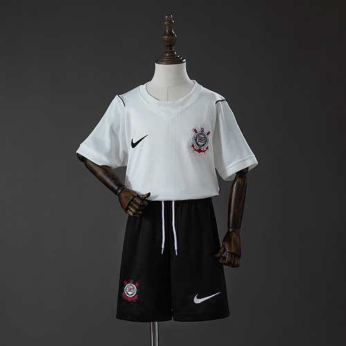 Corinthians 26/27 Titular Kit infantil Tamanho 16-28