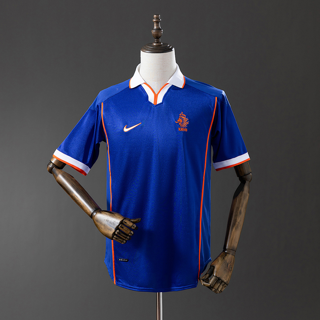 Netherlands 1998 Visitante Retrô Camisa S-XXL, foto 1