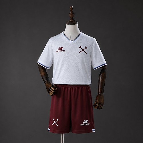 West Ham United 26/27 Visitante Kids kit Tamanho 16-28