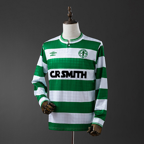 Celtics 1989/91 Manga longa Titular Retrô Camisa S-XXL