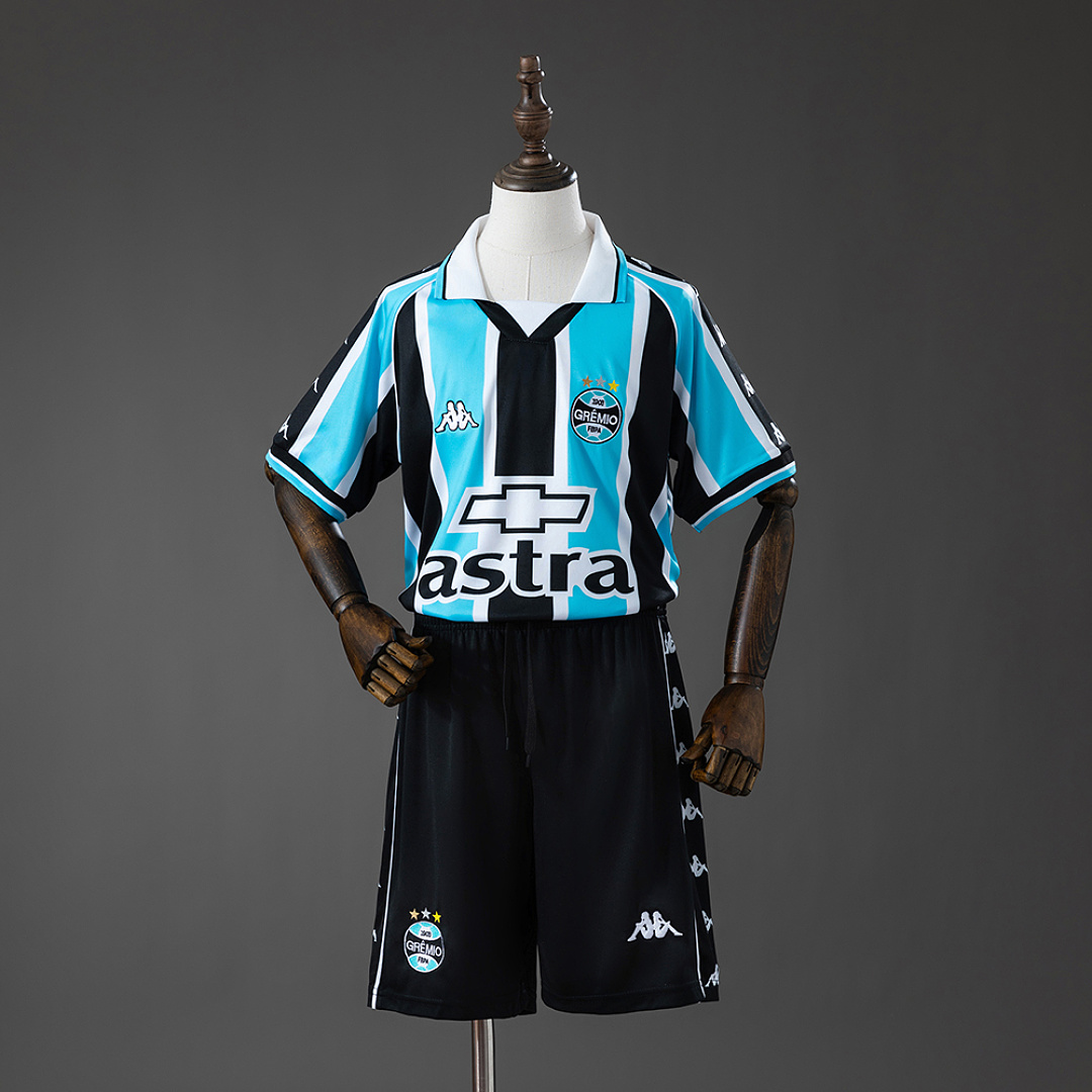 Gremio 2000 Titular Retrô Kit infantil Tamanho 16-28, foto 1