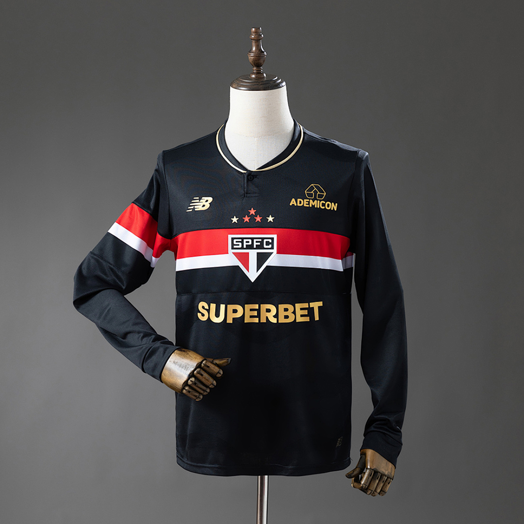 Sao Paulo 25/26 Terceira Manga longa Camisa S-4XL, foto 1