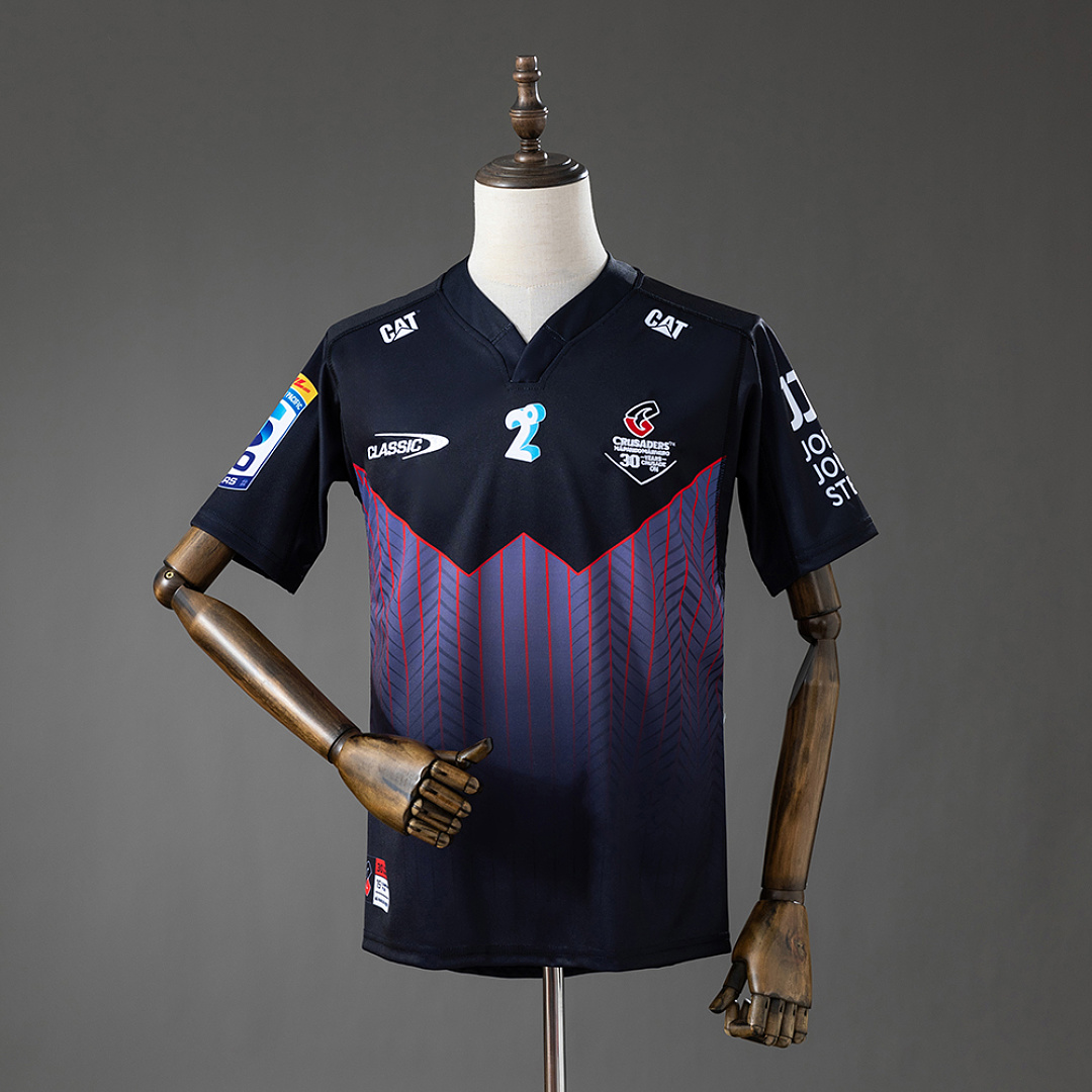 Crusaders Super 2026 Rugby Heritage Visitante Jerseys S-7XL, foto 1