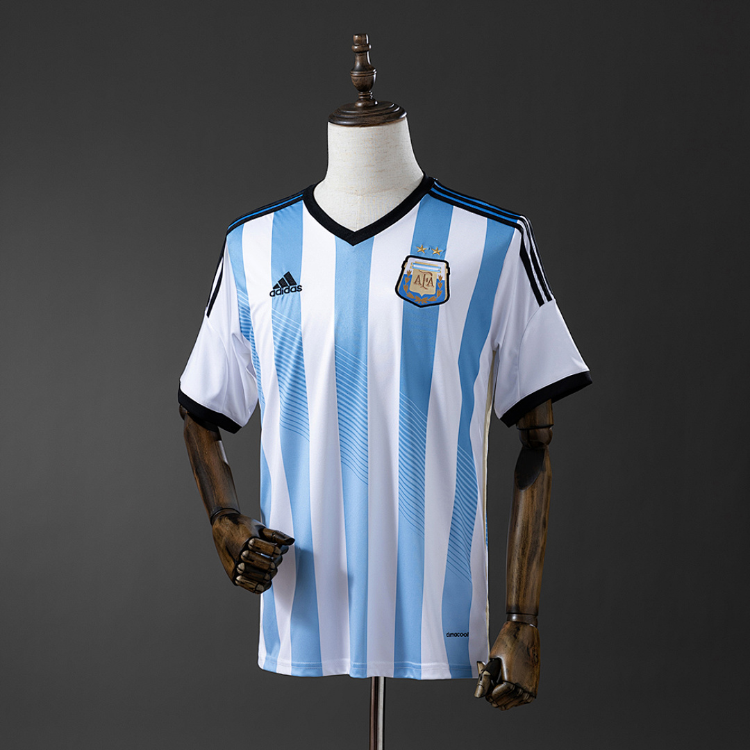 Retrô 2014 Argentina Titular S-XXL, foto 1