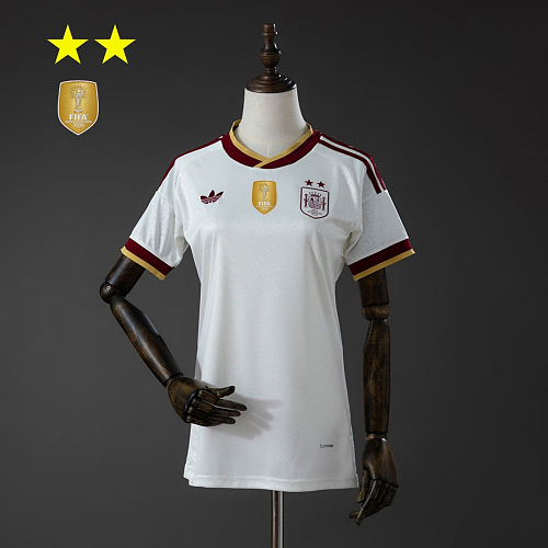 Spain 2026 Feminina Visitante 2-Star Champion Edition Camisa S-XXL