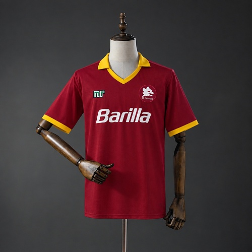 Retrô Roma 89/90 Titular Camisa S-XXL