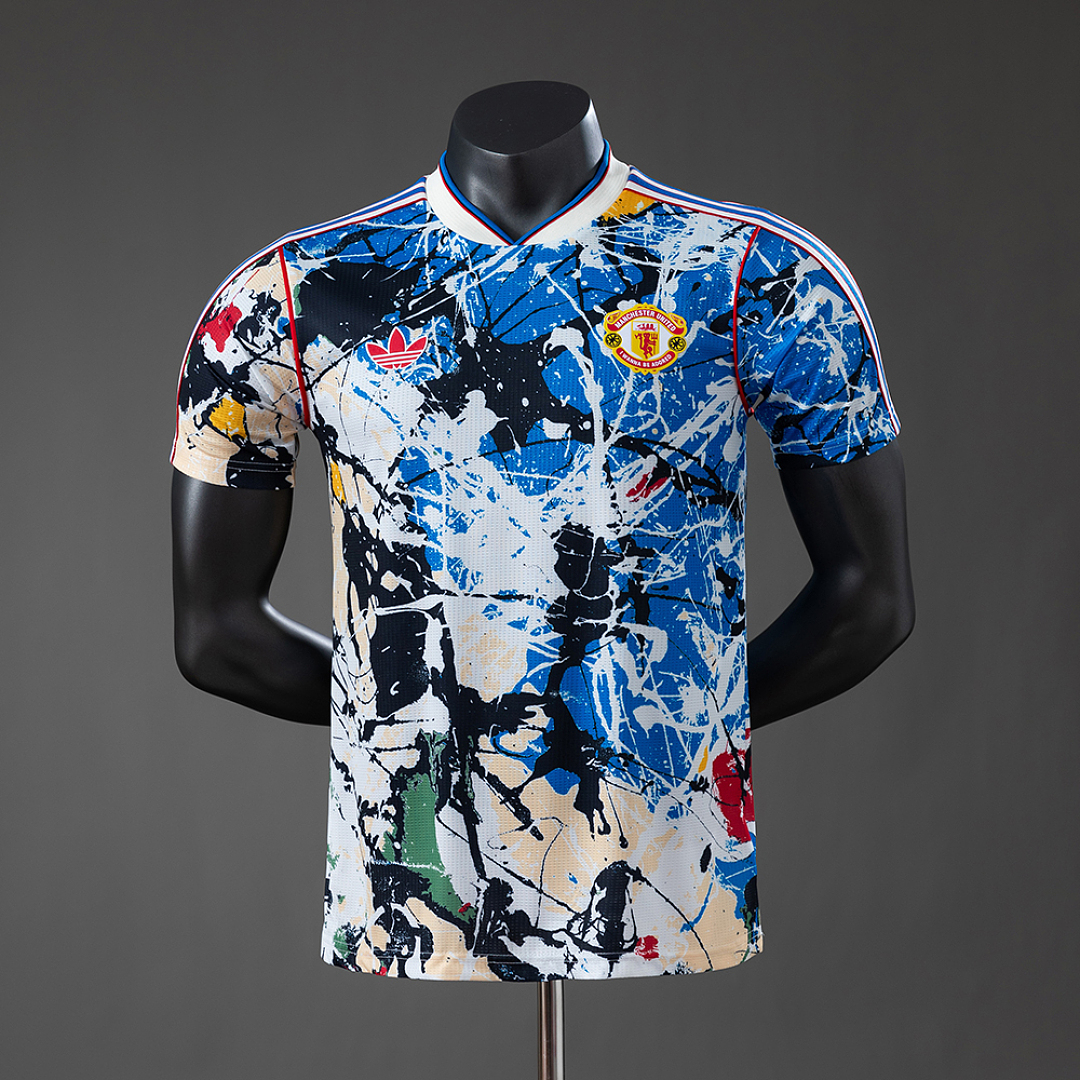 M-U 25/26 Originals Stone Roses Versão jogador Camisa S-2XL, foto 1