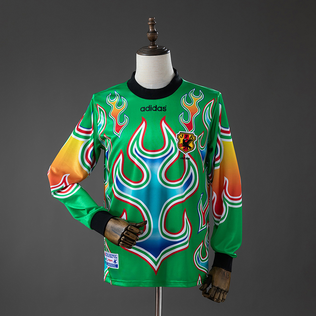Japan 1998 Retrô Goleiro Manga longa Camisa S-XXL, foto 1