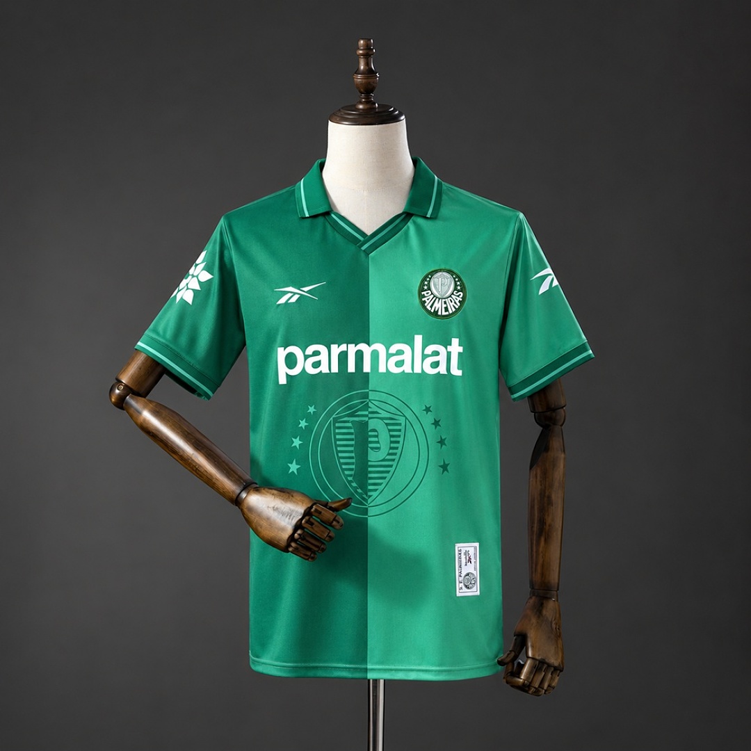Palmeiras 97/98 Titular Retrô Camisa S-XXL, foto 1