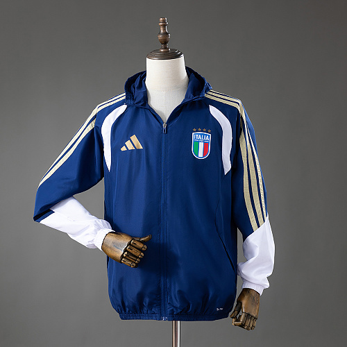 Italy 2026 All Weather Jacket Windbreaker - Blue S-XXL