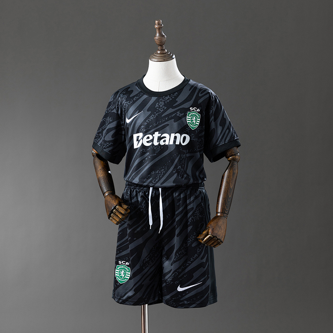 25/26 Sporting Lisbon Goleiro Black Tamanho: 16-28, foto 1