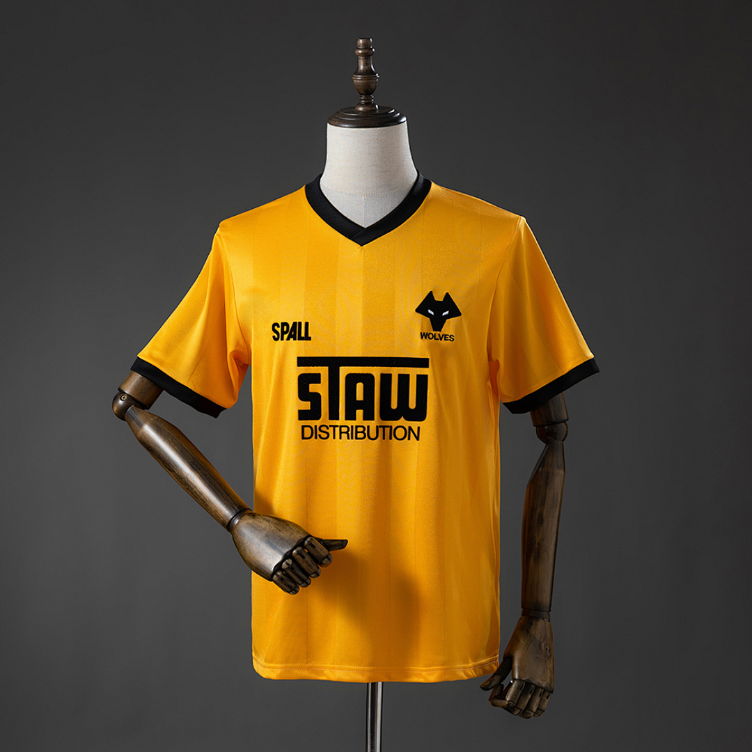 Wolves 86/87 Titular Retrô Camisa S-XXL, foto 1