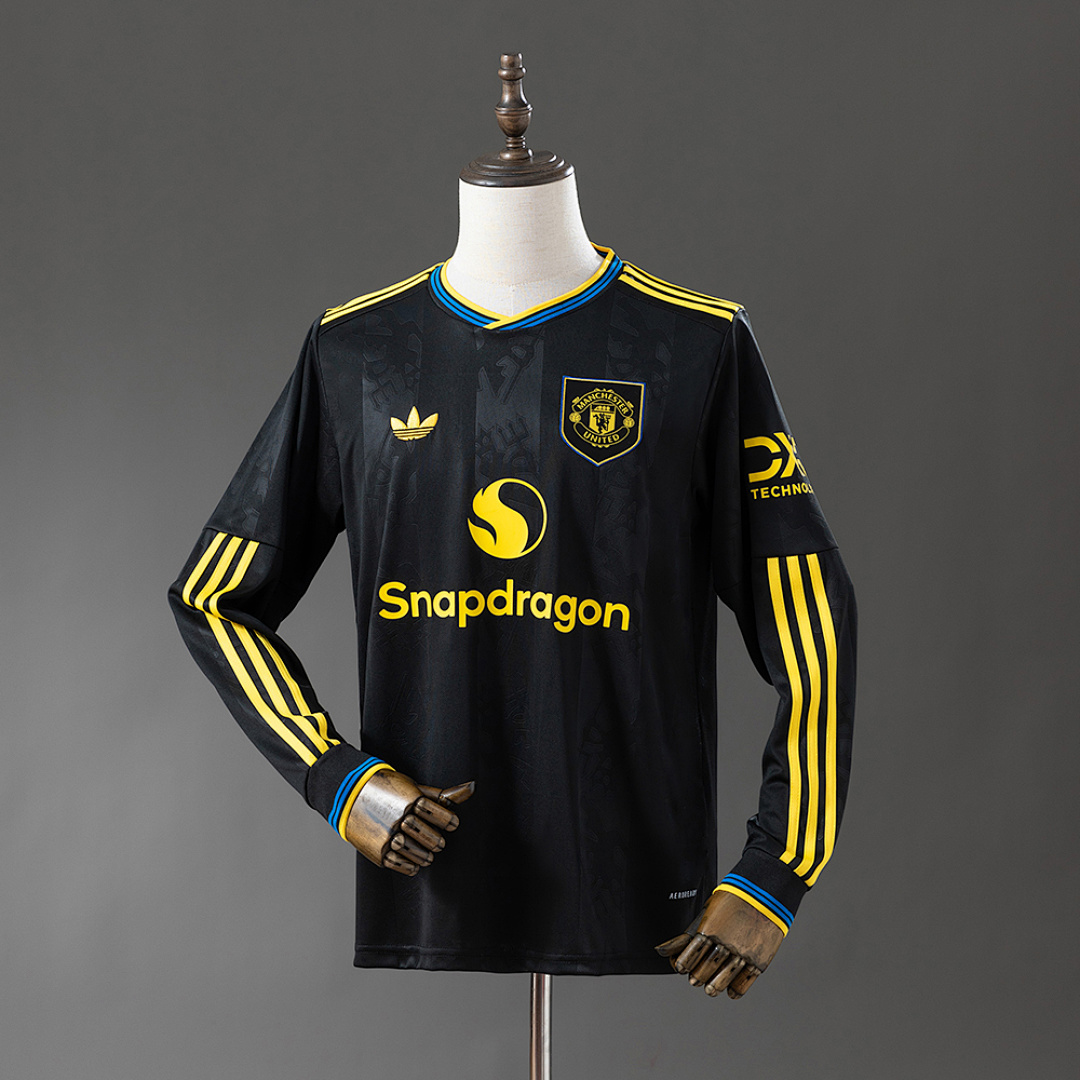 Manchester United 25/26 Terceira Manga longa Camisa S-4XL, foto 1