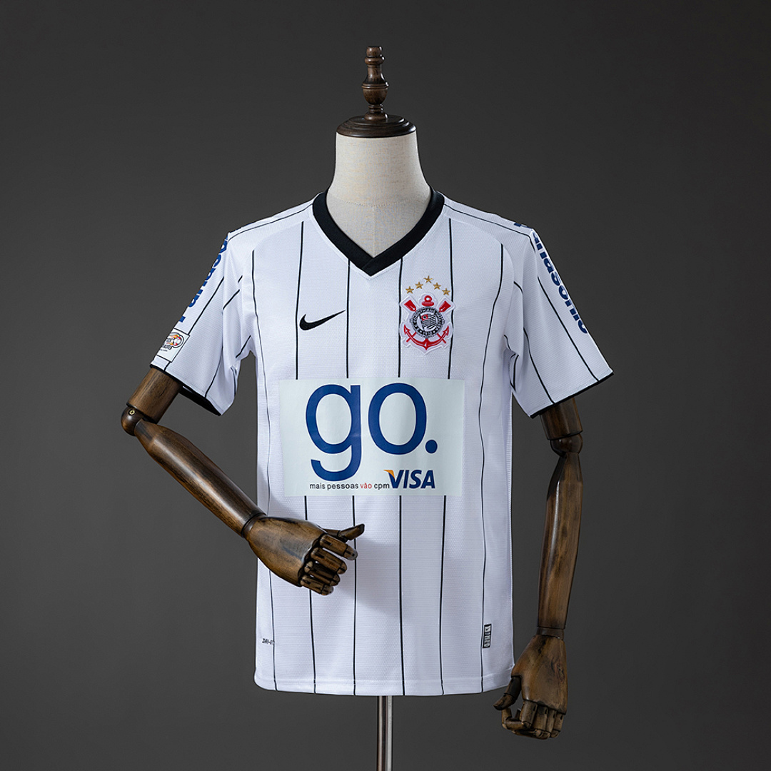 Corinthians 2009 Pre-Season Titular Retrô Camisa S-XXL, foto 1