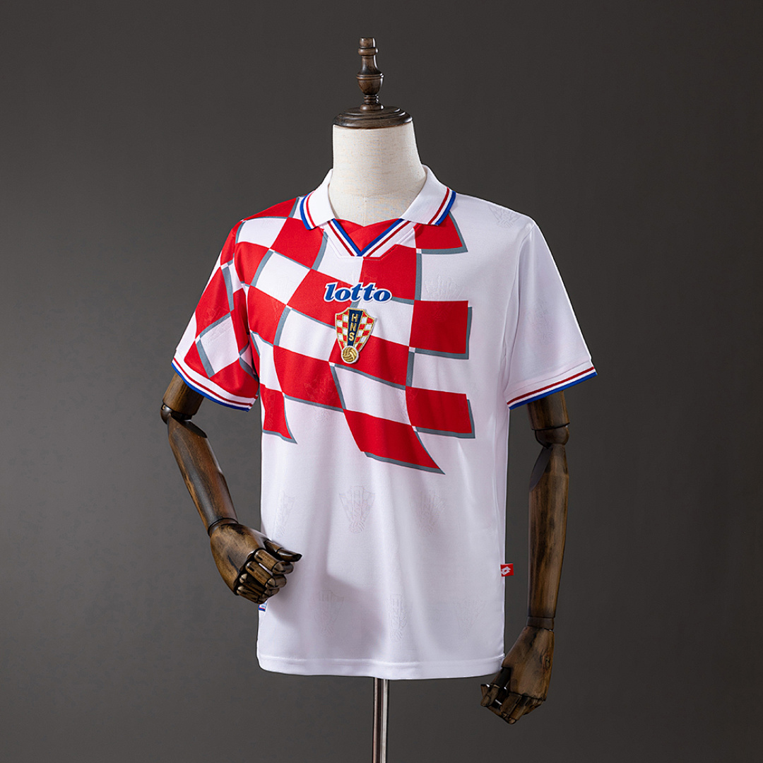 Retrô 1998 Croatia Visitante S-XXL, foto 1