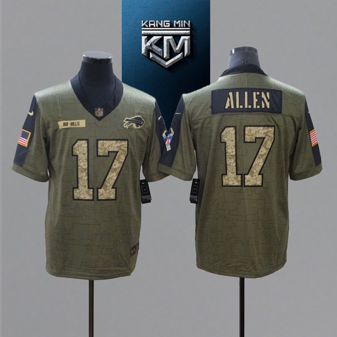 2021 New Tribute Camo Edition NFL Camisa S-XXXL, foto 1