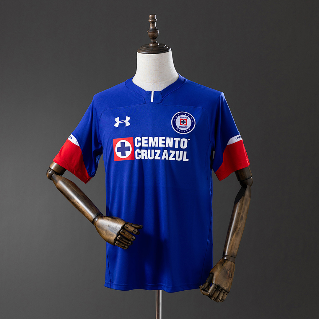 Cruz Azul 18/19 Titular Retrô Camisa S-XXL, foto 1