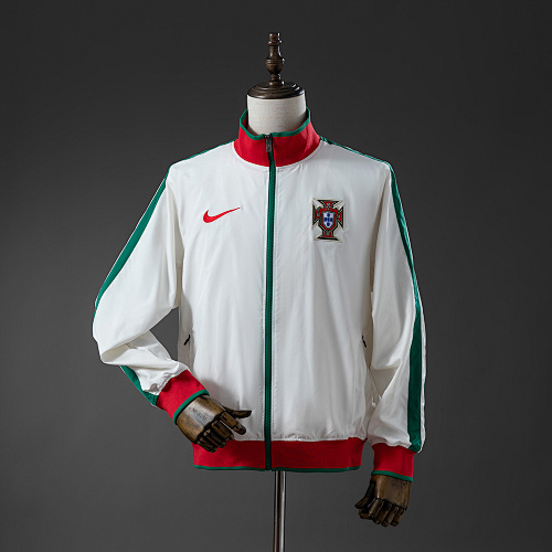 Portugal 10/11 N98 Windbreaker - White S-XXL