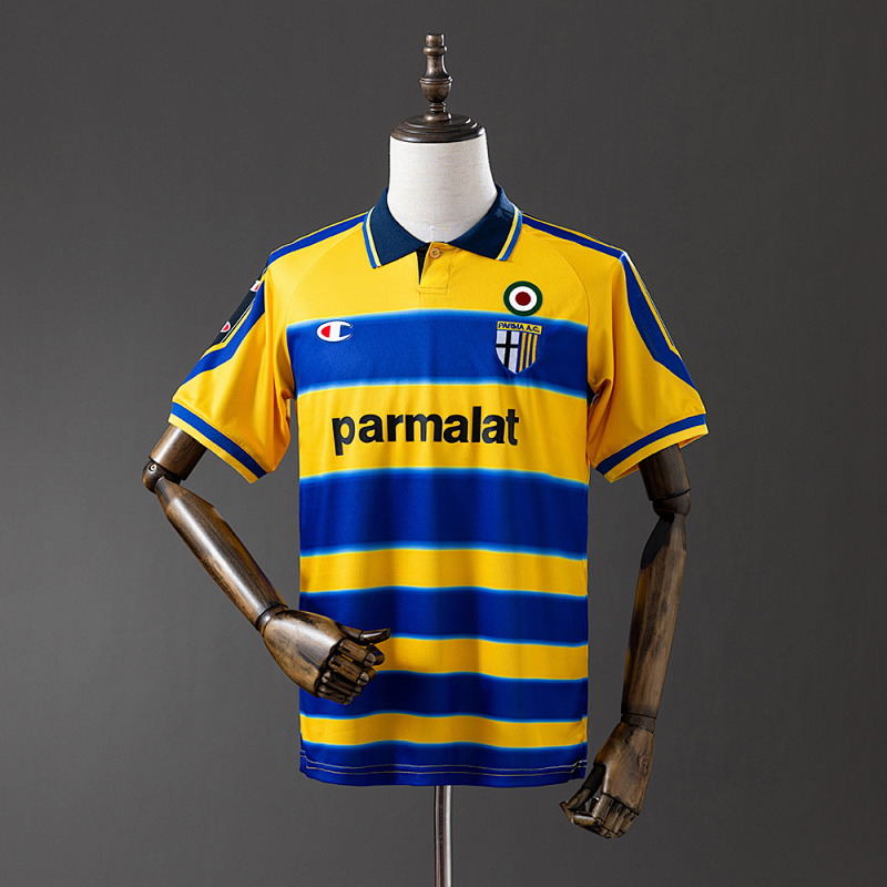 Parma Calcio 99/00 Titular Retrô Camisa S-XXL