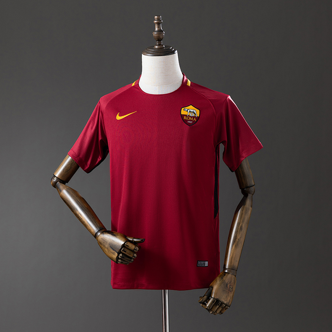 Roma 17/18 Titular Retrô Camisa S-XXL, foto 1