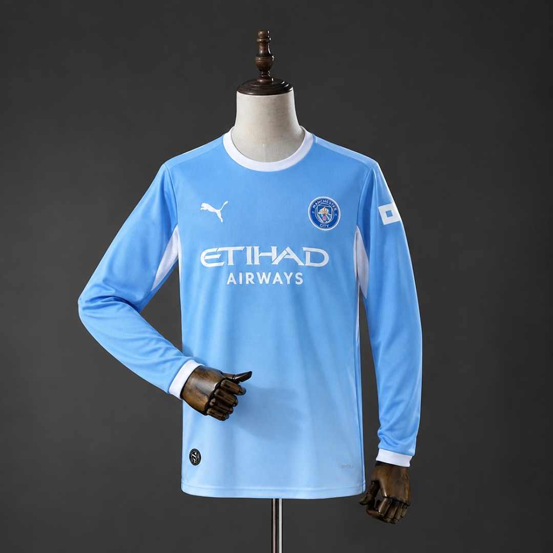 Manchester City 26/27 Titular Manga longa Camisa S-4XL, foto 1