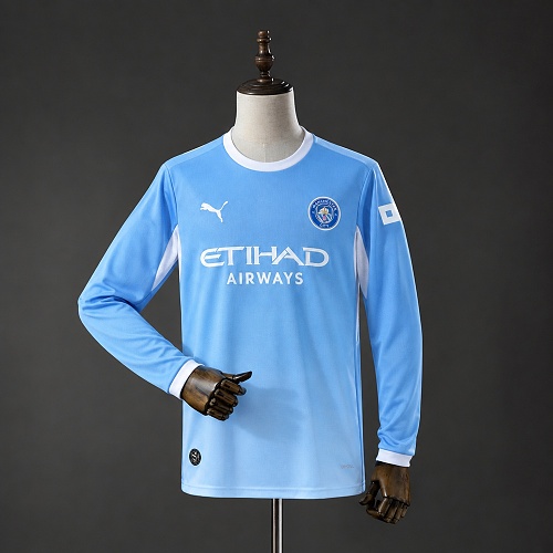 Manchester City 26/27 Titular Manga longa Camisa S-4XL