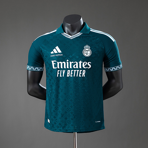 Real Madrid 26/27 Edição especial - Dark Green Versão jogador Camisa S-2XL
