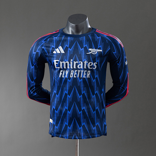 Arsenal 25/26 Visitante Versão jogador Manga longa Camisa S-3XL