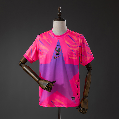 France 2026 Goleiro - Pink Camisa Sizes S-4XL
