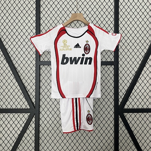 kids AC Milan 06/07 Champions League Visitante Tamanho: 16-28