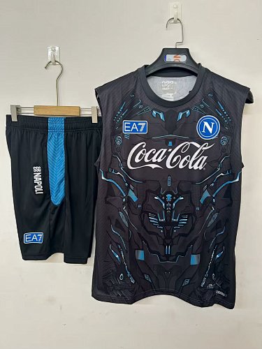 25/26 Napoli training Camisa black S-3XL