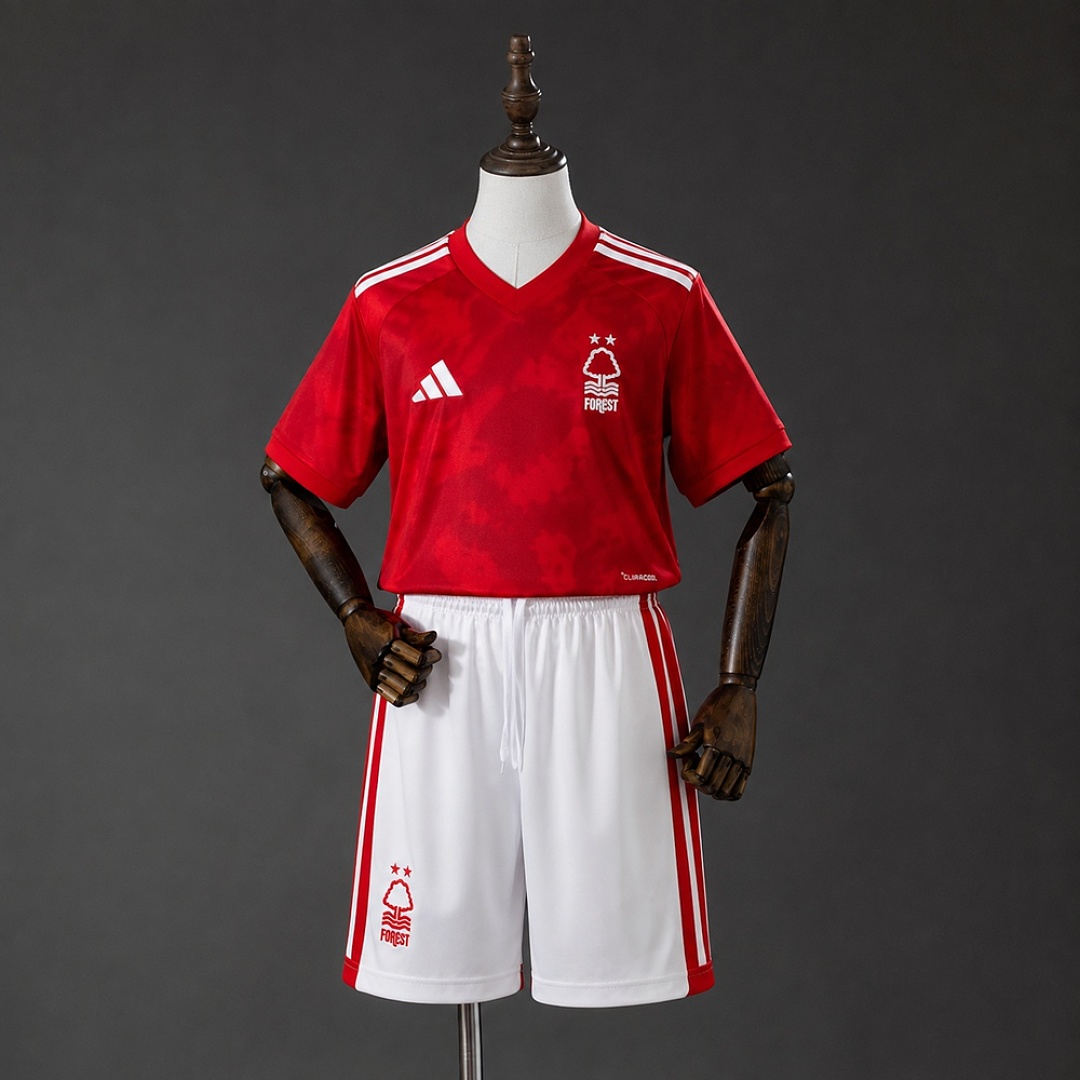 Nottingham Forest 26/27 Titular Kit infantil Tamanho 16-28, foto 1