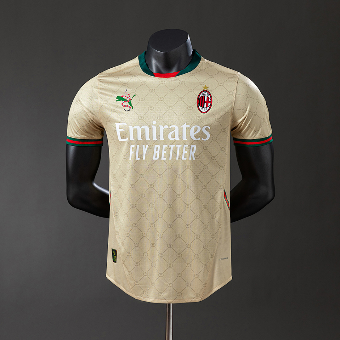 AC Milan 25/26 Co-branded Versão jogador Camisa S-3XL, foto 1