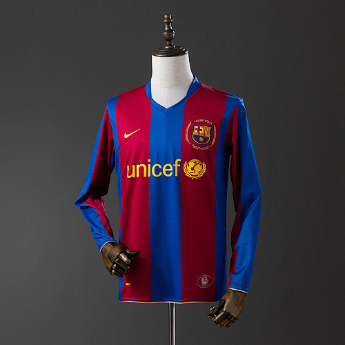 Retrô 07/08 Barcelona long sleeves Titular S-XXL