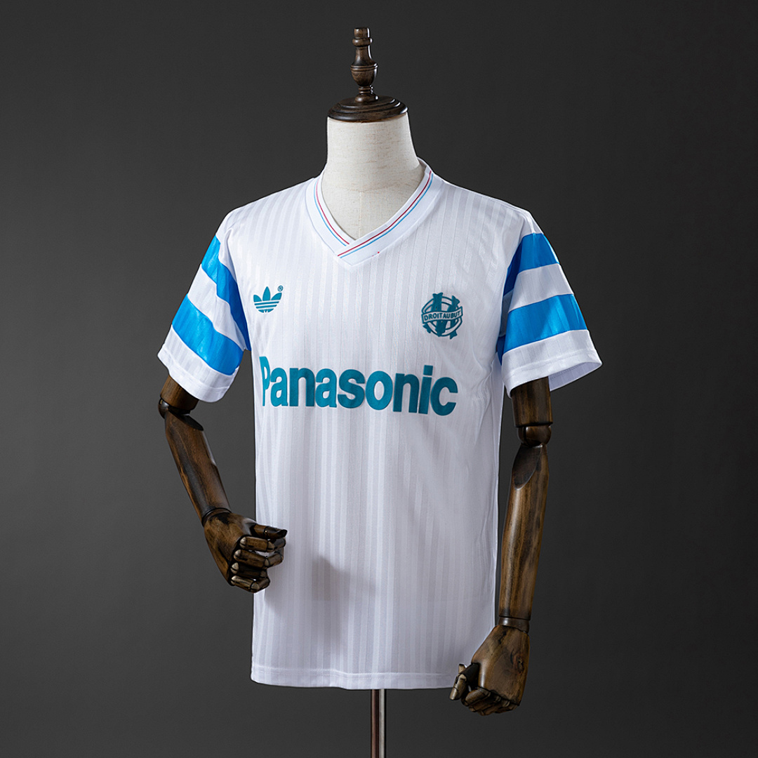 Olympique de Marseille 1990 Titular Retrô Camisa S-XXL, foto 1