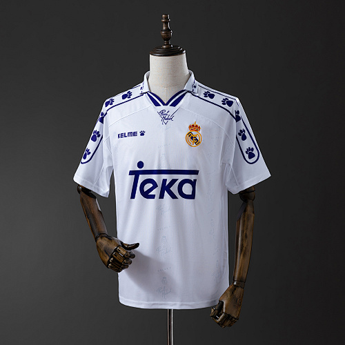 Real Madrid 94/96 Titular Retrô Camisa S-XXL