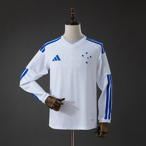 Cruzeiro 26/27 Visitante Manga longa Camisa S-4XL