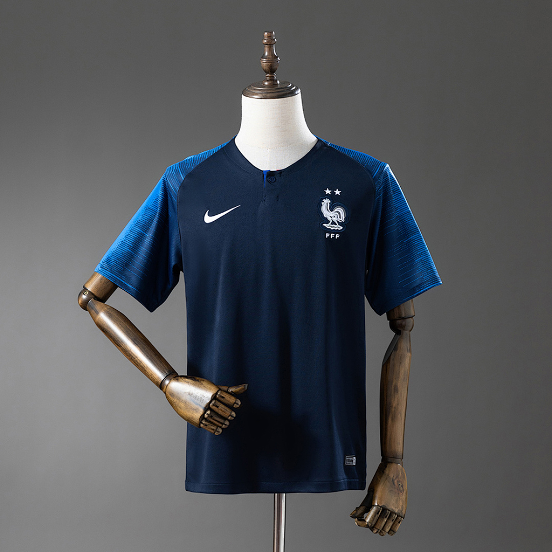 France 2018 Titular Retrô Camisa S-XXL, foto 1