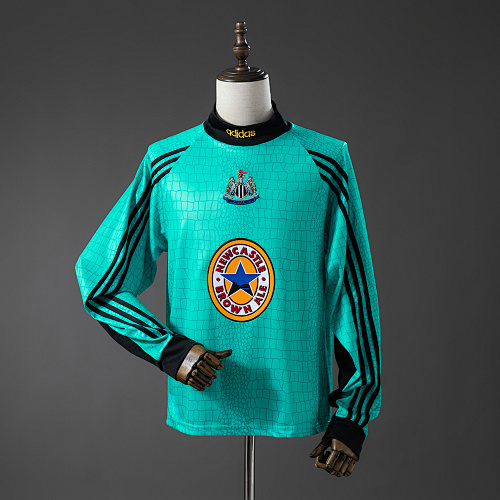 Newcastle United 97/98 Goleiro Retrô Manga longa Camisa S-XXL
