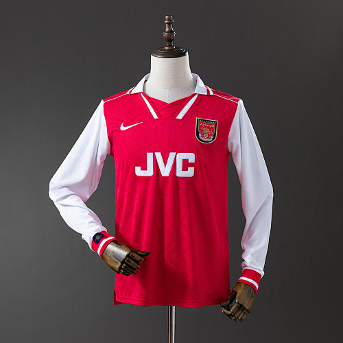 Arsenal 96/97 Titular Manga longa Retrô Camisa S-XXL