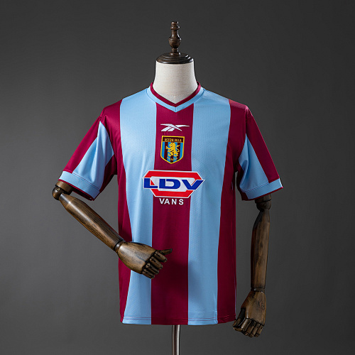 Aston Villa 99/00 Titular Retrô Camisa S-XXL