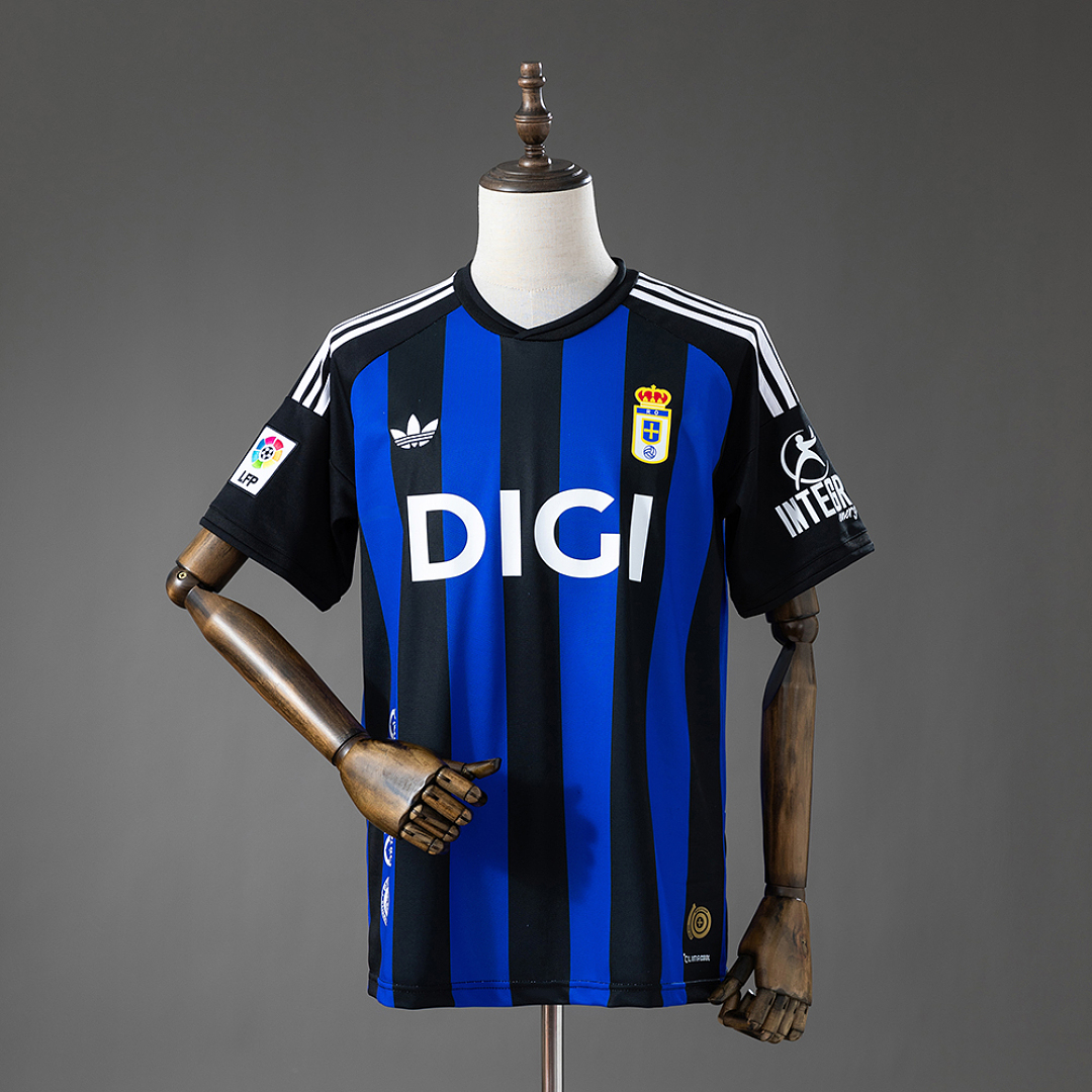 Real Oviedo 25/26 Retrô Style Camisa S-4XL, foto 1